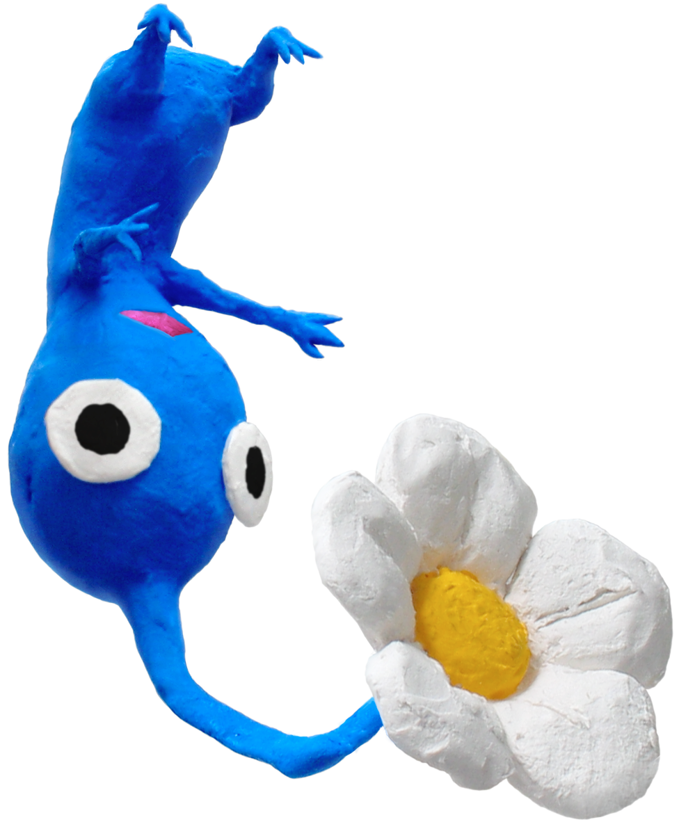 File Blue Pikmin Thrown P Art Png Pikipedia The Pikmin Wiki