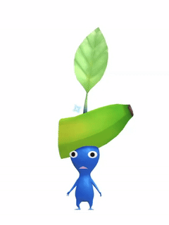 File:PB Blue Pikmin Banana (Rare).gif