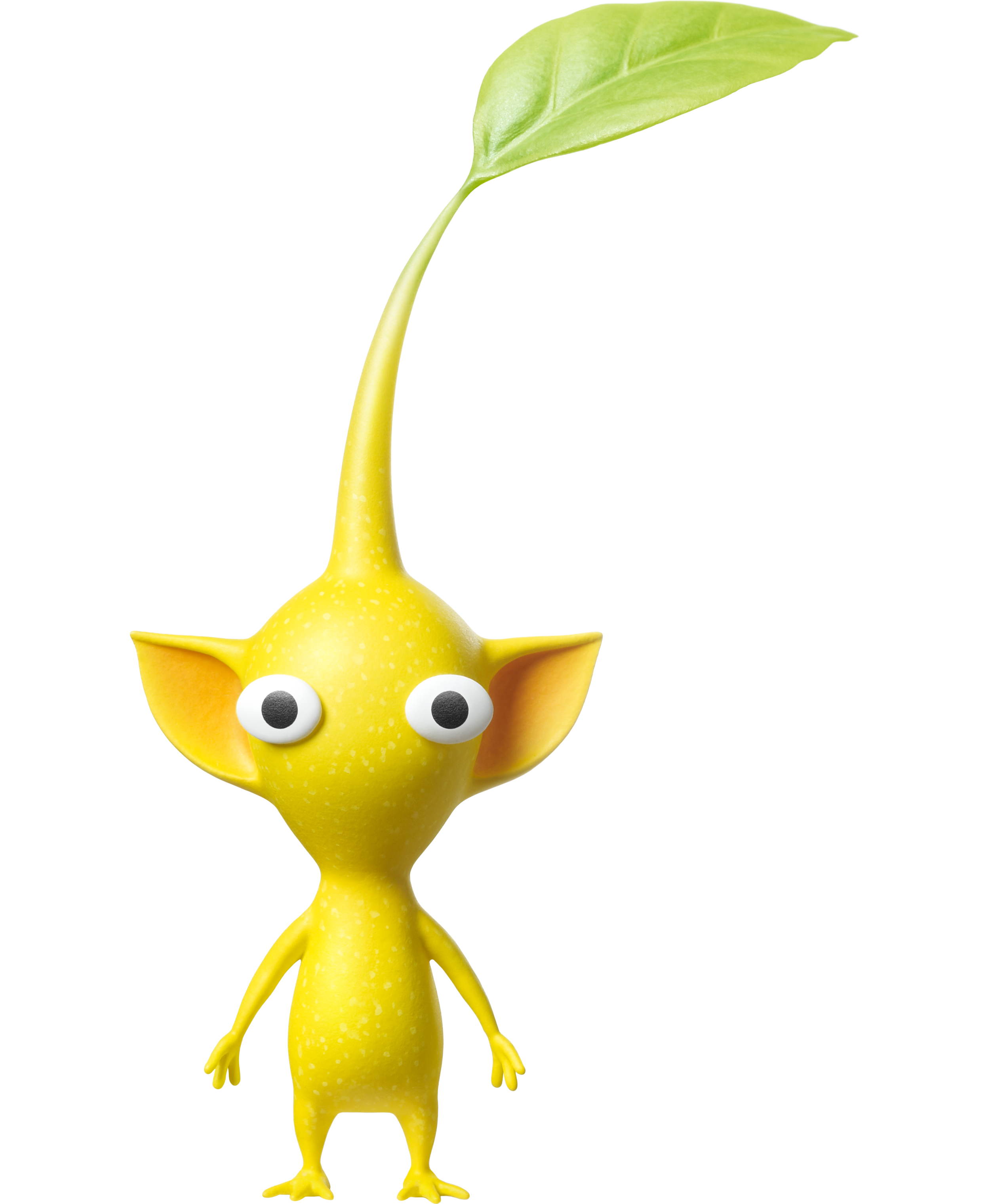Artwork of a Yellow Pikmin from Pikmin 3.