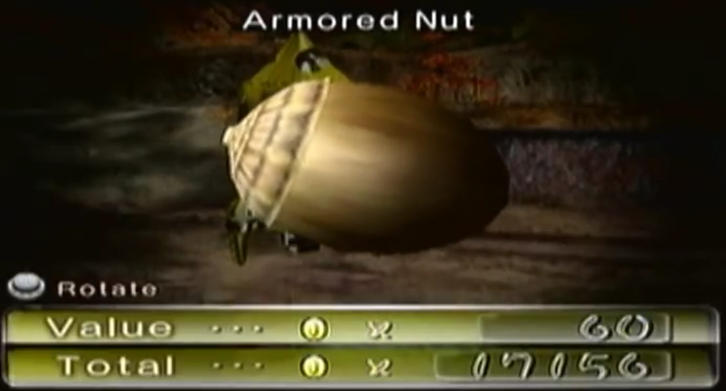 The Armored Nut being analyzed.