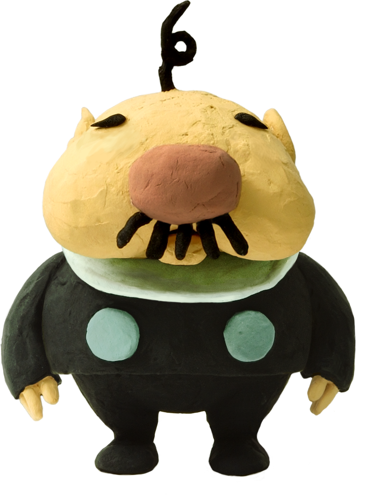 Artwork of The President from Pikmin 2.