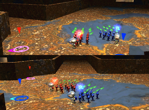 File:Early Two Player Mode Pikmin 2.jpg