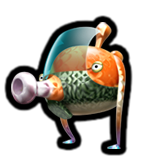 The Piklopedia icon for the Gatling Groink in the Nintendo Switch version of Pikmin 2.