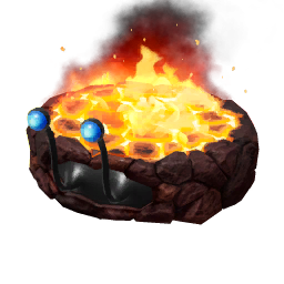 Icon for the Scorchcake, from Pikmin 4's Piklopedia.
