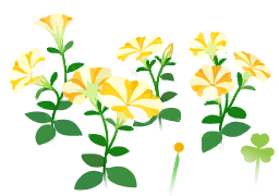 File:Yellow petunia flowers icon.png