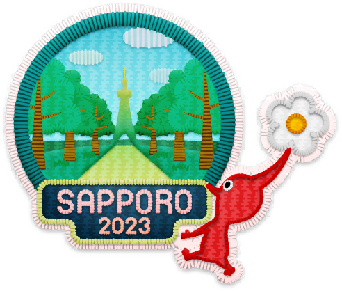 File:PB Sapporo 2023 Pikmin Bloom Tour Patch.png