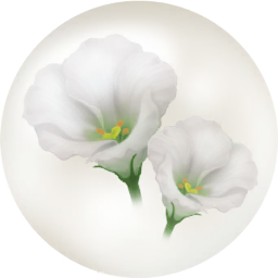 File:White prairie gentian nectar icon.png