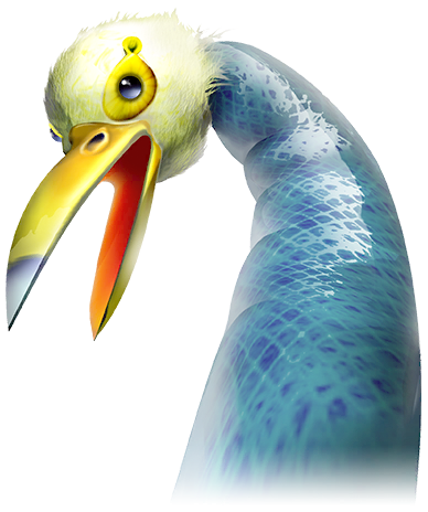 The Burrowing Snagret's spirit in Super Smash Bros. Ultimate. It uses official artwork from Pikmin.