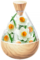 File:White daffodil petals icon.png