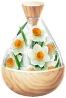 File:White daffodil petals icon.png