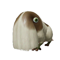 Icon for the Bearded Amprat, from Pikmin 4's Piklopedia.