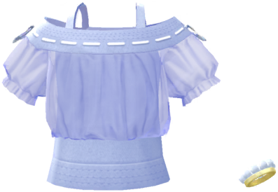 File:PB Mii part Off-Shoulder Blouse (Blue) icon.png