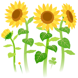 File:Yellow sunflower flowers icon.png
