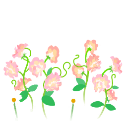 File:Red sweet pea flowers icon.png