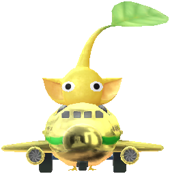 File:Decor Yellow Golden Toy Airplane.png