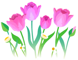 File:Red parrot tulip flowers icon.png