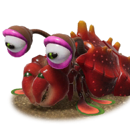 Icon for the Bug-Eyed Crawmad, from Pikmin 4&#39;s Piklopedia.