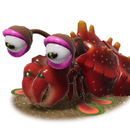 Icon for the Bug-Eyed Crawmad, from Pikmin 4's Piklopedia.