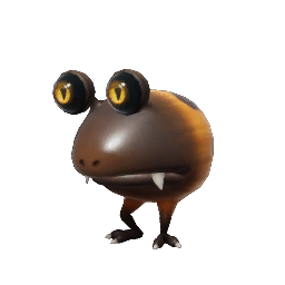 Icon for the Dwarf Orange Bulborb, from Pikmin 4's Piklopedia.