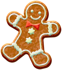 Icon for the Gingerbread Cookies event points in Pikmin Bloom