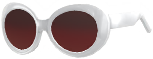 File:PB Mii part Oval Sunglasses (White) icon.png