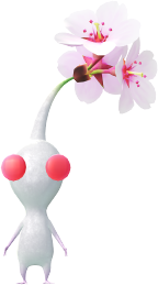 File:PB White Pikmin with Cherry Blossom.png