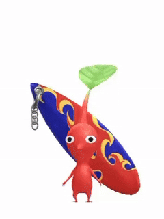 File:PB Red Pikmin Surfboard Keychain.gif