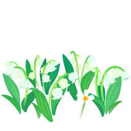 File:White convallaria flowers icon.png