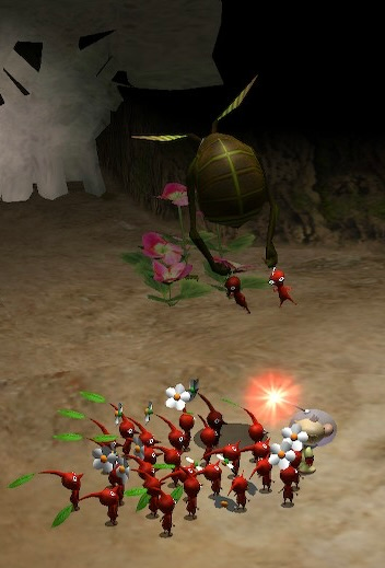 File:Swooping Snitchbug carrying Pikmin.png