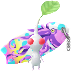 File:Decor White Surfboard Keychain.png