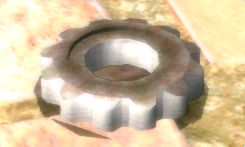 Screenshot of the Spirit Flogger in Pikmin 2's Treasure Hoard.