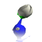 The icon for a Blue Pikmin on the bud stage.