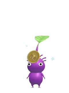 File:PB Purple Pikmin Coin (Rare).gif