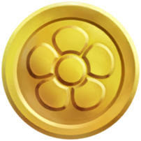 Icon for the coin currency in Pikmin Bloom.