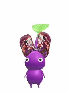 File:PB Purple Pikmin Klompen Keychain.gif