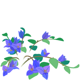 File:Blue bougainvillea flowers icon.png