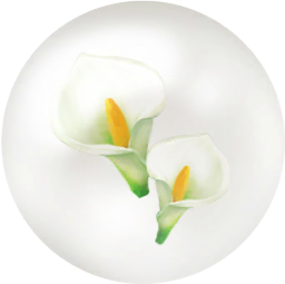 File:White calla lily nectar icon.png