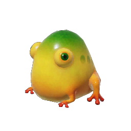 Icon for the Yellow Wollyhop, from Pikmin 4's Piklopedia.