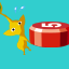 Icon for a set of Pikmin badges in Nintendo Badge Arcade.