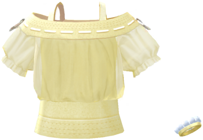 File:PB Mii part Off-Shoulder Blouse (Yellow) icon.png