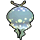 Piklopedia icon for the Lesser Spotted Jellyfloat. Texture found in /user/Yamashita/enemytex/arc.szs/rarc/tmp/kurage/texture.bti.
