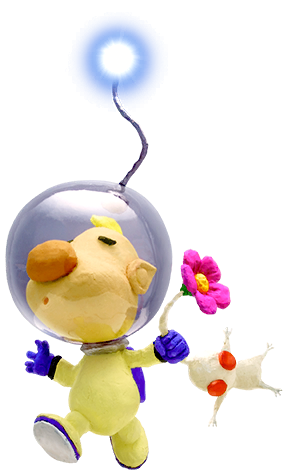 File:Louie and White Pikmin P2 art.png