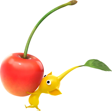 File:Pikmin 4 Yellow Pikmin with Cupid's Grenade.png