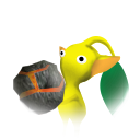 Yellow Leaf Pikmin Bomb Rock P1S icon.png