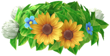 File:PB Mii part Flower Crown (Sunflower) icon.png