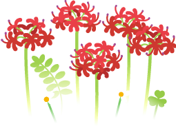 File:Red spider lily flowers icon.png