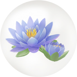 File:Blue water lily nectar icon.png