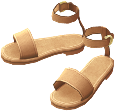 File:PB Mii part Strappy Sandals (Brown) icon.png