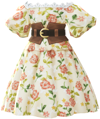 File:PB Mii part Floral Dress (Ivory) icon.png