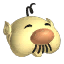 The President's happy icon in Pikmin 3 Deluxe.
